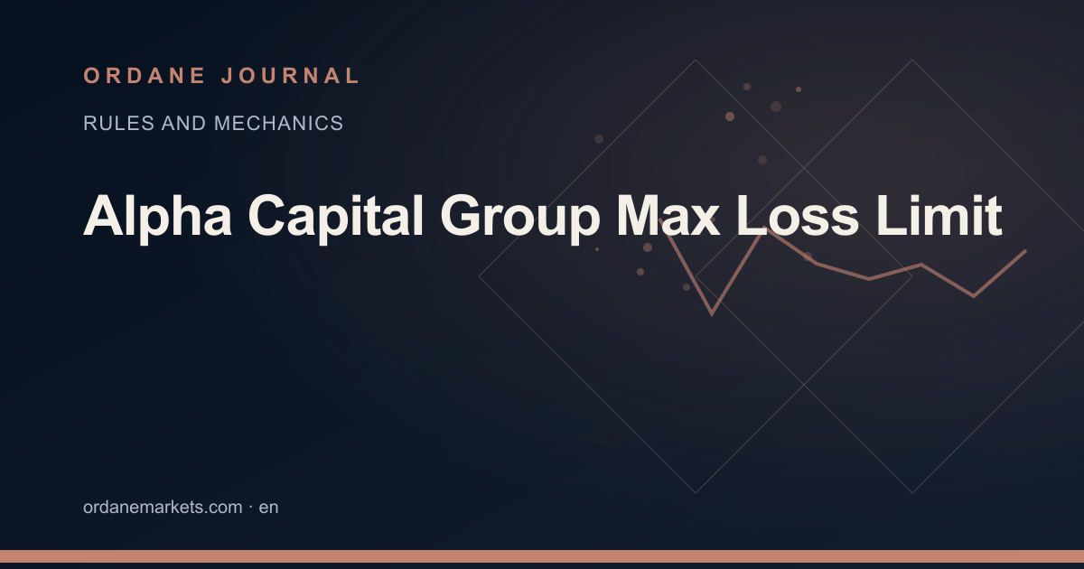 Alpha Capital Group Max Loss Limit. Ordane Journal.