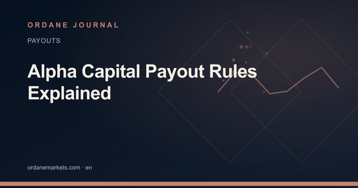 Alpha Capital Payout Rules Explained. Ordane Journal.