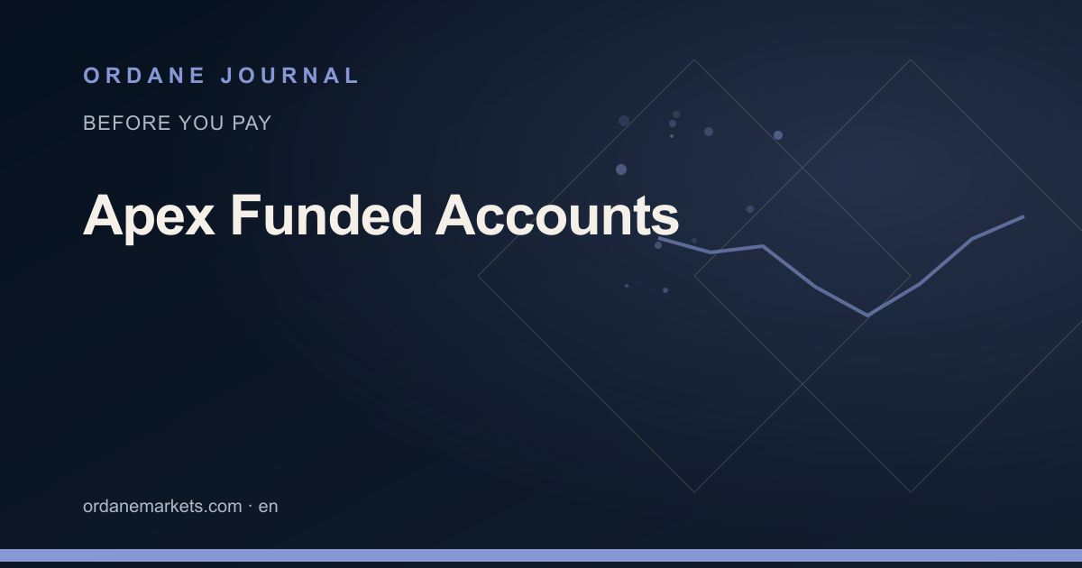 Apex Funded Accounts. Ordane Journal.