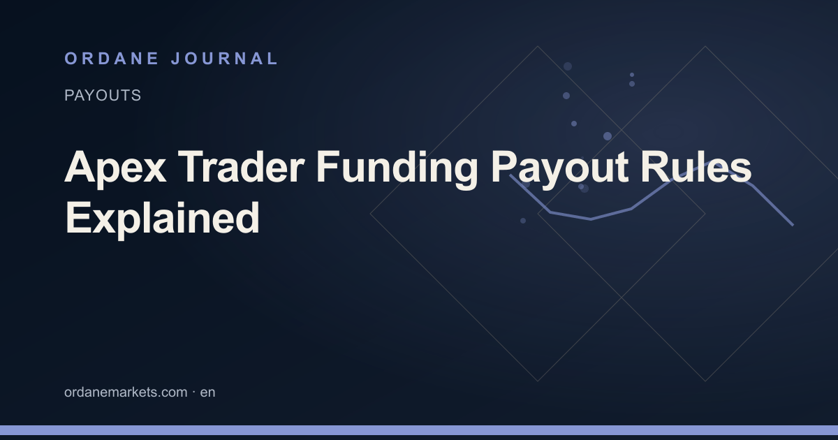 Apex Trader Funding Payout Rules Explained. Ordane Journal.