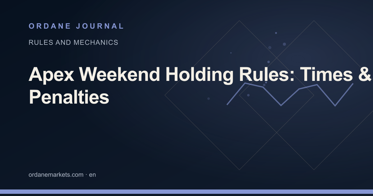 Apex Weekend Holding Rules: Times & Penalties. Ordane Journal.