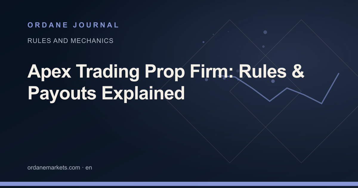Apex Trading Prop Firm: Rules & Payouts Explained. Ordane Journal.