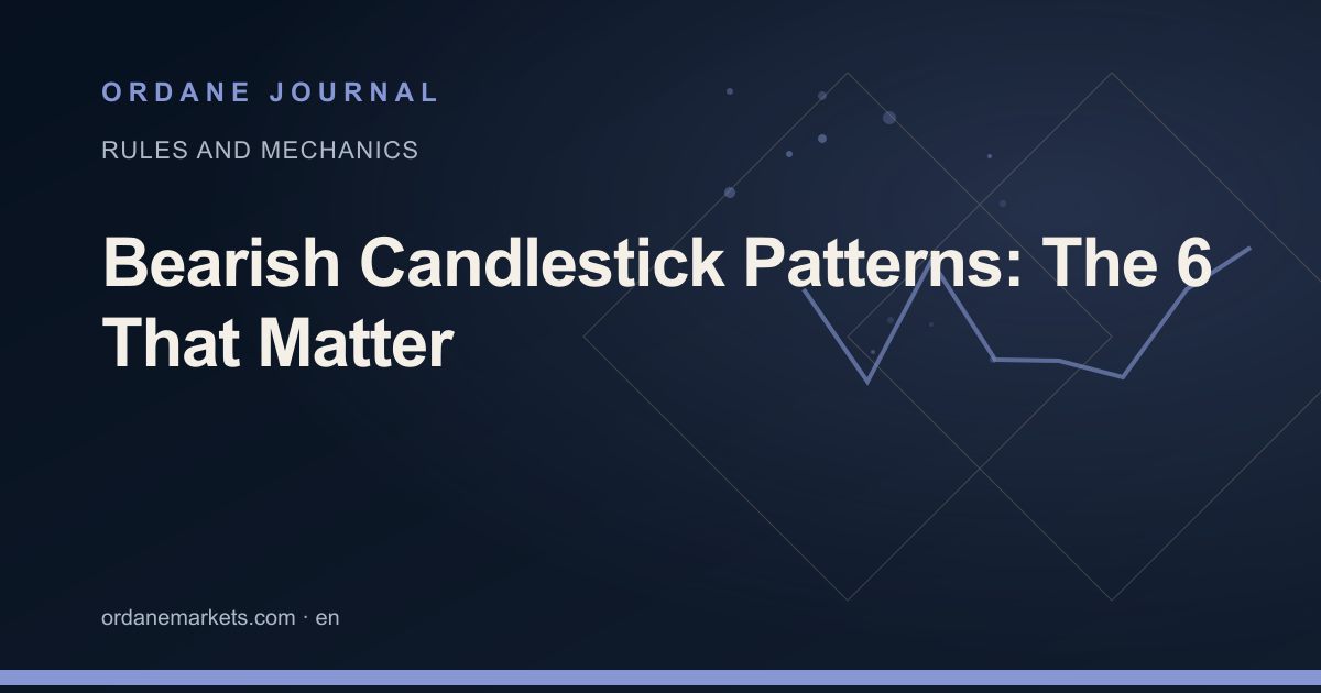 Bearish Candlestick Patterns: The 6 That Matter. Ordane Journal.