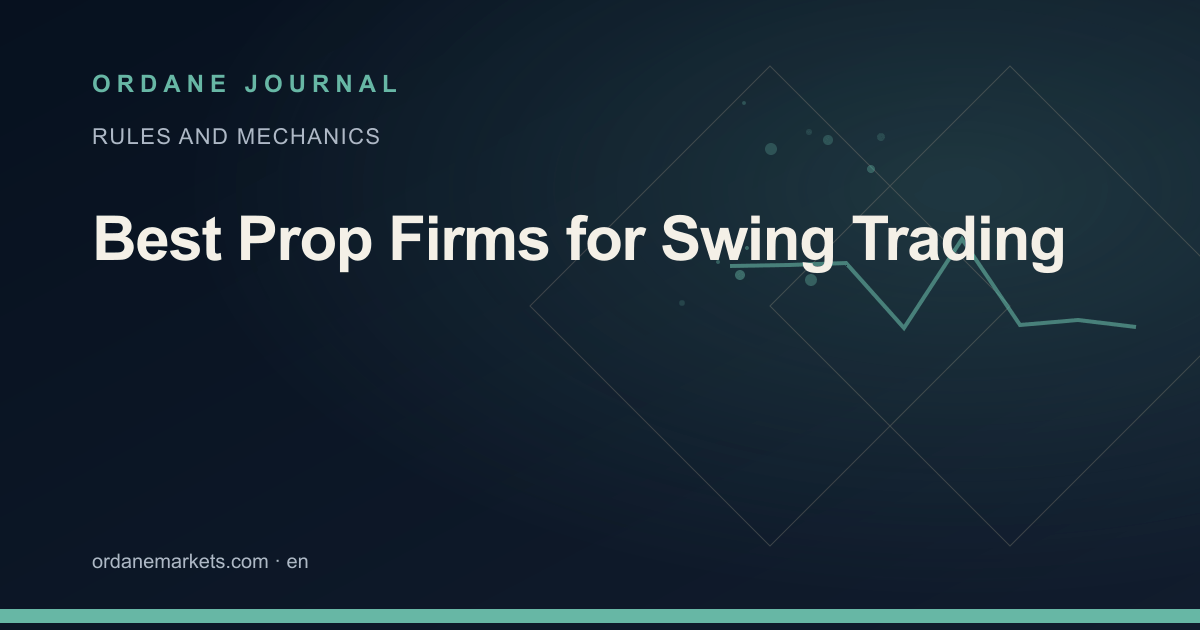 Best Prop Firms for Swing Trading. Ordane Journal.
