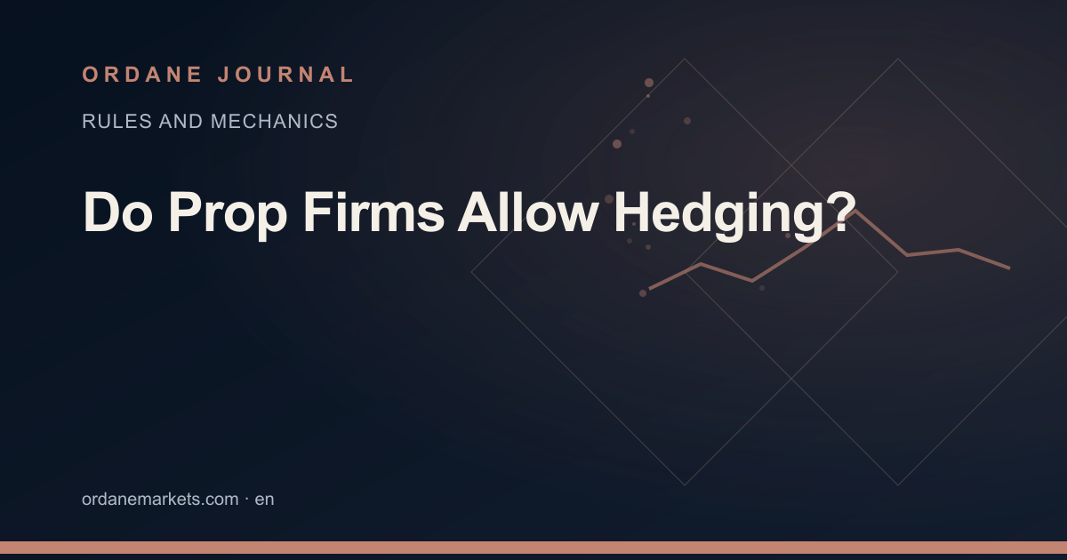 Do Prop Firms Allow Hedging?. Ordane Journal.