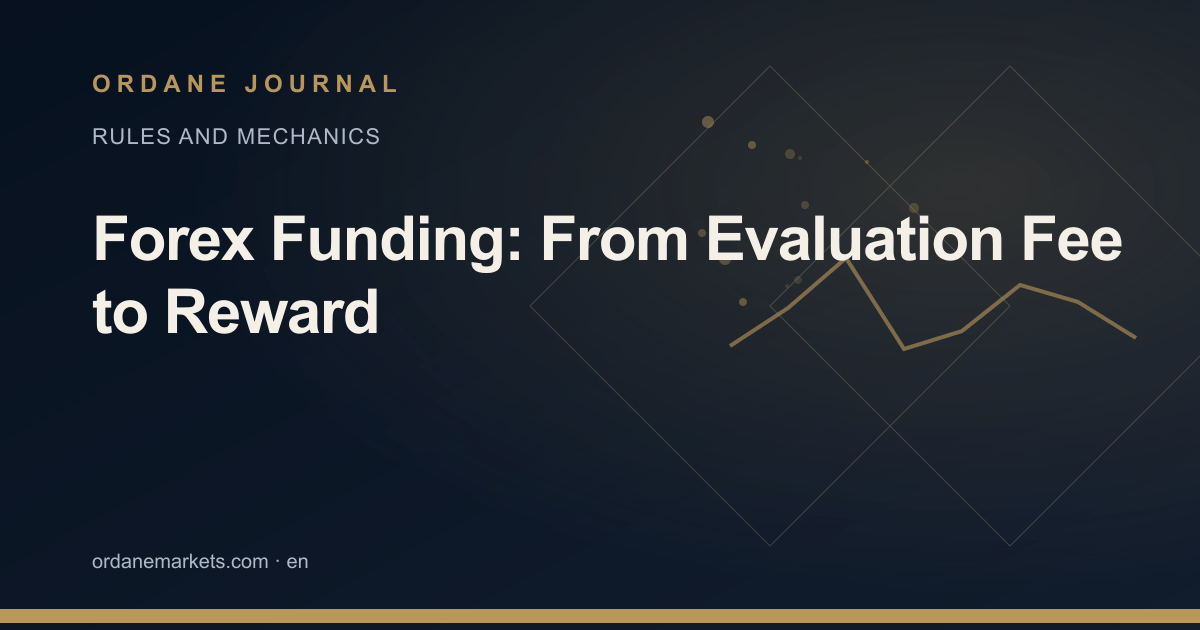 Forex Funding: From Evaluation Fee to Reward. Ordane Journal.