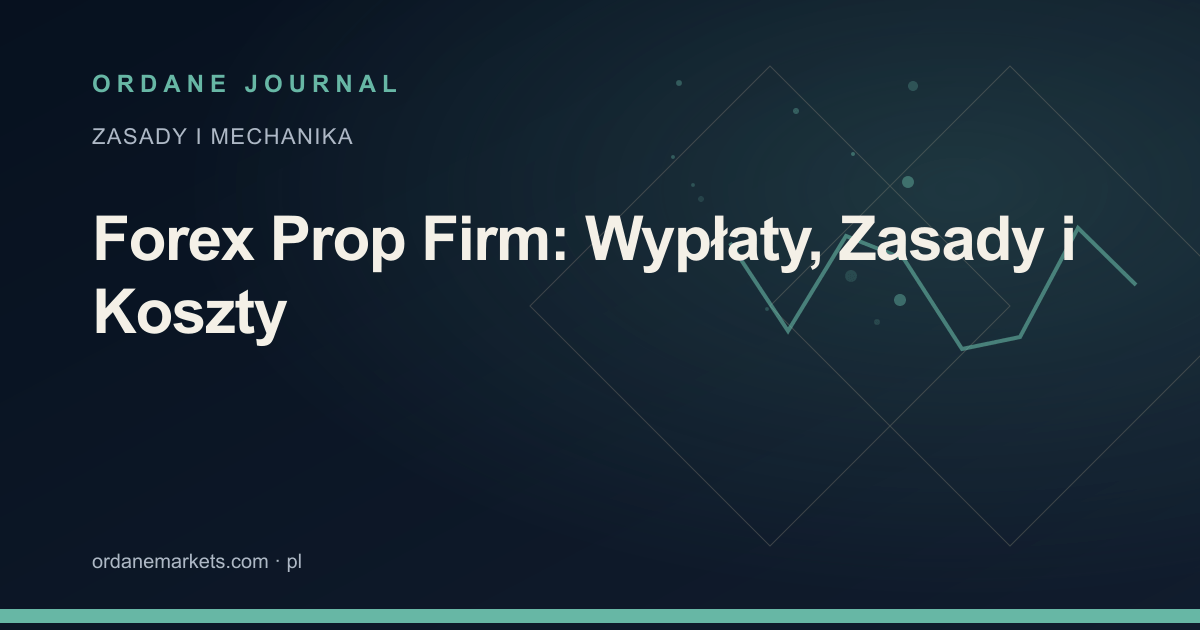 Forex Prop Firm: Wypłaty, Zasady i Koszty. Ordane Journal.