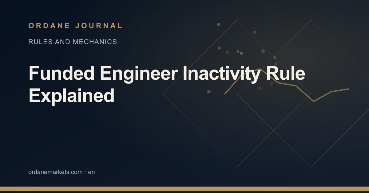 Funded Engineer Inactivity Rule Explained. Ordane Journal.