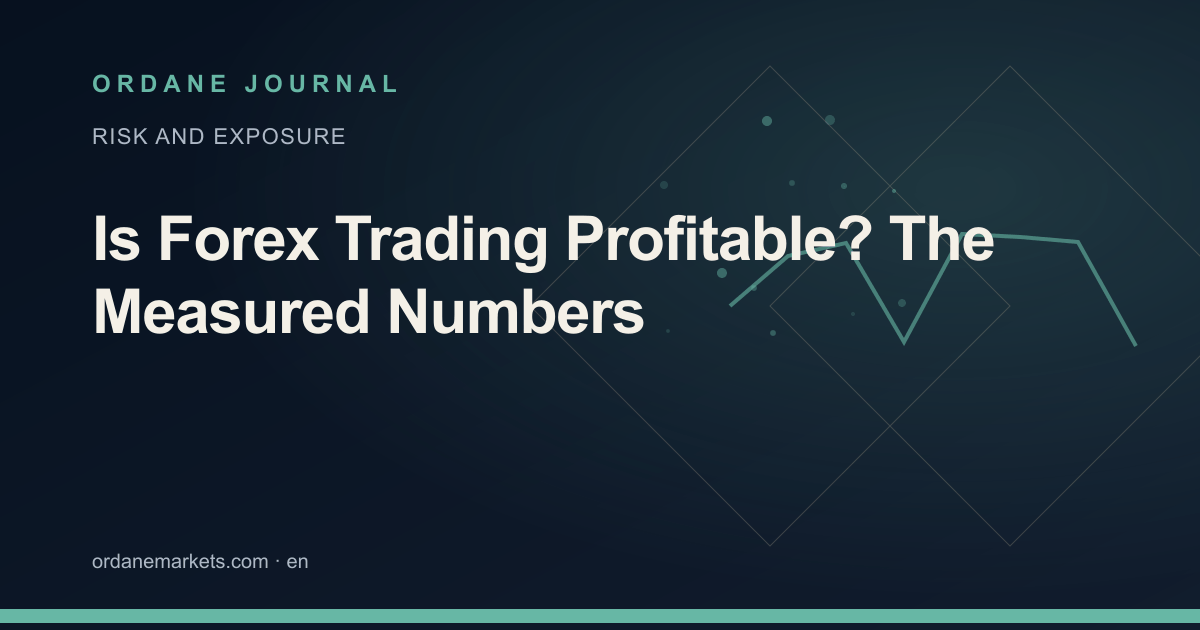 Is Forex Trading Profitable? The Measured Numbers. Ordane Journal.