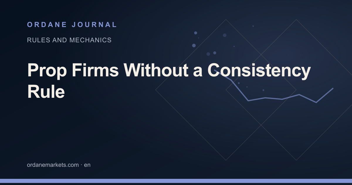 Prop Firms Without a Consistency Rule. Ordane Journal.
